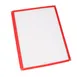 Winco PMC-9R Menu Cover, Single, Overall 9-3/8" X 12-1/8", Holds 8-1/4" X 11-1/4" Paper 1 image
