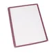 Winco PMC-9U Menu Cover, Single, Overall 9-3/8" X 12-1/8", Holds 8-1/4" X 11-1/4" Paper 1 image