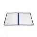 Winco PMCD-9B Menu Cover, Double Fold, Overall 9-3/8" X 12-1/8", Holds 8-1/2" X 11" Paper 1 image