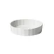 Winco QBD-55 Quiche Baking Dish, 5-1/2 oz, 5" Dia x 1" H, round porcelain, white - 1 Dozen 1 image