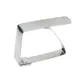 Winco TBC-1 Table Cloth Clip, fits tables up to 1-1/2" thick, stainless steel construction - 1 Dozen 1 image