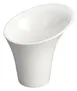 Winco WDP003-205 Snack Cup, 8 oz, 5" Dia x 5" H, Porcelain, White Ardesia™ Dishwasher Safe - 24/Case 1 image