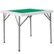 Flash Furniture DAD-MJZ-88-GG Folding Game Table, 34-1/2"W x 34-1/2"D x 29"H, Green Felt Surface, Granite White Plastic Border, 220 lbs 1 image