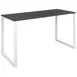 Flash Furniture GC-GF156W-14-GRY-GG Kimberly Computer Desk, 55"W, Rustic Gray Laminate Top, White Metal Frame 1 image