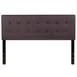 Flash Furniture HG-HB1705-Q-BR-GG Lennox Headboard, Queen Size, Vinyl, Brown 1 image