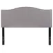 Flash Furniture HG-HB1707-F-LG-GG Lexington Headboard, Full Size, Fabric, Light Gray 1 image