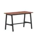 Flash Furniture MT-M4824-WLT-ABF-GG Redmond 48"W x 24"D Rectangular Conference Table, Walnut Finish, 1" Thick Top, Powder Coated Steel A-Frame Base 1 image