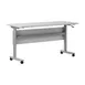 Flash Furniture MT-M6024-T-LEG-GRYGRY-GG Palmer Training Table, 60"W x 24"D, Rectangular, Gray, Flip-Foldable, Powder Coated Steel 1 image