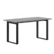 Flash Furniture MT-M6030-LTGRY-UBF-GG Redmond Conference Table, 60"W x 30"D, Rectangular, Gray Oak Finish, 1" Thick Top, Powder Coated Steel U-Frame Base 1 image