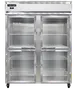 Continental Refrigerator 2RENSAPTHD-GD-SD 57" 2-Section Pass-Thru Refrigerator, 52 cu. ft., Top Mounted 1 image