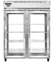 Continental Refrigerator 2RENSSPT-GD-GD 57" 2-Section Glass Door Pass-Thru Refrigerator, 52 cu. ft., Top Mounted 1 image