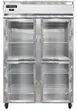 Continental Refrigerator 2RNSAPTHD-GD-SD 72" 2-Section Pass-Thru Refrigerator, 50 cu. ft., Top Mounted 1 image