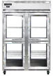 Continental Refrigerator 2RNSSPTHD-GD-GD 38" 2-Glass Door Pass Thru Refrigerator, 50 cu. ft., Top Mounted 1 image