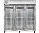 Continental Refrigerator 3RNSAPT-GD-SD 72" 3-Section Pass-Thru Refrigerator, 72 cu. ft., Top Mounted 1 image