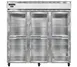 Continental Refrigerator 3RNSAPTHD-GD-SD 72" 3-Section Pass Thru Refrigerator, 72 cu. ft., Half Doors 1 image