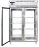 Continental Refrigerator D2RNSSPT-GD-GD 38" 2-Glass Door Pass-Thru Refrigerator, 50 cu. ft., Top Mounted 1 image