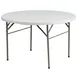 Flash Furniture DAD-122RZ-GG Folding Table, 47-3/4" Dia. x 29-1/2"H, Granite White Plastic, 440 lbs, Round, Indoor/Outdoor 1 image