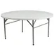 Flash Furniture DAD-154Z-GG Folding Table, 60-1/2" Dia. x 29-1/2"H, Granite White Plastic Top, 551 lbs, Round, Indoor/Outdoor 1 image