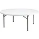 Flash Furniture DAD-YCZ-180R-GW-GG Folding Table, 71" Dia. x 29"H, Granite White, 1100 lbs, Round, Indoor/Outdoor 1 image