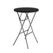 Flash Furniture DAD-YCZ-80R-2-BAR-BLK-GG Folding Bar Table, 31-1/4" Dia. x 43-3/4"H, Round, Black, 165 lbs, Waterproof, Indoor/Outdoor 1 image