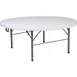Flash Furniture RB-183RFH-GG Folding Table, 71" Dia. x 29"H, Granite White Plastic Top, 440 lbs, Round, Indoor/Outdoor 1 image