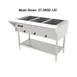 GSW USA ST-5WSE-240 Stainless Steel Electric Sealed Well Hot Food Table (5 Wells) 1 image