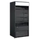 Omcan USA 48265 36" Vertical Grab-And-Go Refrigerated Open Air Merchandiser in Black 1 image