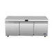 Atosa USA AUR72SD 72" Three Solid Door Undercounter Refrigerator, Stainless Steel, 18.2 cu. ft 4 image