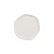 GET PA1940892012 Dinner Plate - 8.5" Free-Form Porcelain, White Corona Ancestral Design - 1 Dozen 1 image