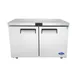 Atosa USA MGF8406GR 48" 2-Door Undercounter Freezer, Stainless Steel, 13.38 cu. ft. 1 image