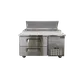 Omcan USA 48393 48” 1-Section Refrigerated Pizza Prep Table, 12 cu. ft., 6 Pans 1/3 Size 1 image