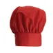 Winco CH-13RD Chef Hat, 13"H, Adjustable Velcro Closure, One Size Fits Most, red 1 image