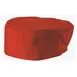 Winco CHPB-3RR Pillbox Hat, 3-1/2"H, Ventilated, 65/35 Poly-Cotton Blend, red, regular size 1 image