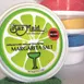 Winco CR-102 Bar Maid Margarita Salt, White, 6 oz Tub, Lime Flavor - 12/Case 1 image