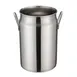 Winco DDSD-104S Mini Milk Can, 20 Oz., 3-1/8" Dia. X 5"H, With Handles 1 image