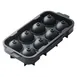 Winco ICCP-8K Bar Maid, Ice Tray, 8 Compartments, 2" Dia, black 1 image