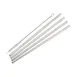 Winco SSTW-8S Drinking Straw Set, 1/4" Dia x 8-1/2" H Stainless, Dishwasher Safe - 5/Set 1 image