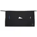 Winco WA-1221 Waist Apron, 21-3/4"L X 12-1/2"W (3) Pockets, Machine Wash And Dry, black 1 image