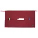 Winco WA-1221R Waist Apron, 21-3/4"L X 12-1/2"W (3) Pockets, Machine Wash And Dry, burgundy 1 image