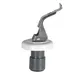 Winco WBS-W Wine Bottle Stopper, Thermoplastic Cork, Stainless Steel Clip, White Collar - 1 Dozen 1 image