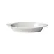 Winco WRD-15 Welsh Rarebit Baking Dish 15oz Oval Porcelain White 10-1/2"L x5-3/8"W x1-3/8"H - 1 Dozen 1 image
