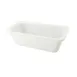 CACChina BF-103D Pan 1/3, 12-3/4"L x 6-7/8"W x 4"H Porcelain, White Dishwasher/Oven/Microwave Safe 1 image