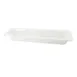 CACChina BF-204 2/4 Pan – 20-7/8"L x 6-3/8"W x 2-1/2"H, Porcelain, White, Dishwasher/Oven Safe 1 image