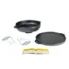 Lodge L14CIA Cook-It-All 6.8 qt Iron Pan, 14-7/10" x 5-1/2", Grill/Griddle Lid, Oven/Induction Safe 1 image