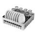 Moyer Diebel 101285 Peg Dishrack, 20" x 20", Full Size, Commercial Dishwasher Rack 1 image