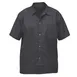 Winco UNF-1KXXL Broadway Chef Shirt, Short Sleeved, black, XXL 1 image