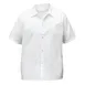 Winco UNF-1WS Broadway Chef Shirt, Short Sleeved, white, small 1 image