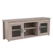 Flash Furniture GC-MBLK65-GY-GG 23" Rectangular TV Stand for up to 80" TVs, Gray Wash Oak Finish, 3 Shelves 1 image