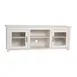 Flash Furniture GC-MBLK65-WH-GG 23" Rectangular TV Stand, Up to 80" TVs, 3 Shelves, White Wash Finish 1 image
