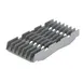 Cambro CSDR7151 Camshelving Vertical Drying & Storage Cradle, 10.25"W x 23.5"L, Soft Gray, 7-Slot, High Impact ABS 1 image